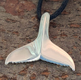 Walflosse 182 mit Schlangenkette - Silber