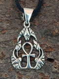Ankh 119 mit Schlangenkette - Silber