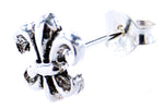 Ohrstecker 35 Fleur-de-Lys - Silber