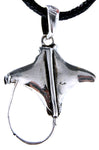 Anhänger 374 Rochen - Silber