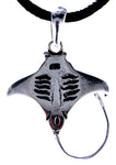 Rochen 374 mit Schlangenkette - Silber