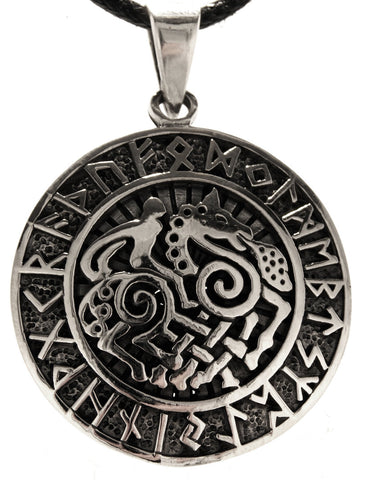 Sleipnir 377 mit Schlangenkette - Silber