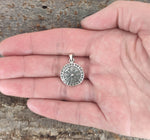 Wikinger Kompass 285 mit Schlangenkette - Silber