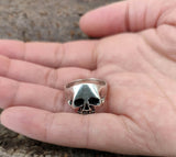 Ring Totenkopf, Gr. 56-74 (tk10) - Silber