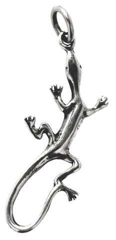 Anhänger 3 Echse - Silber