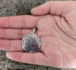 Lebensbaum 93 mit Schlangenkette - Silber