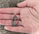 Irminsul 282 mit Korbkette - Silber