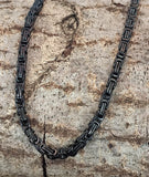 Königskette 4,5 mm - schwarz - Edelstahl