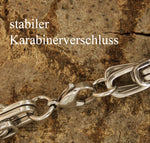 Königskette 8,4 mm - silbern - Edelstahl
