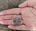 Lebensbaum 327 mit Schlangenkette - Silber
