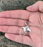 Rochen 374 mit Schlangenkette - Silber