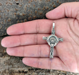 Anhänger 78 Claddagh-Kreuz - Zinn