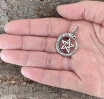 Anhänger 48 Pentagramm - Silber