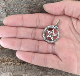 Anhänger 48 Pentagramm - Silber