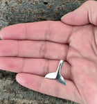 Walflosse 128 mit Schlangenkette - Silber