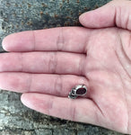 Totenkopf 34 mit Schlangenkette - Silber