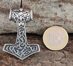 Kombi 77 Thorshammer mit Königskette - Silber