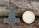 Kombi 383 Thorshammer mit Königskette - Silber