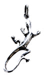 Echse 3 mit Schlangenkette - Silber