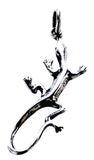 Echse 3 mit Schlangenkette - Silber
