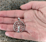 Lebensbaum 249 mit Schlangenkette - Silber