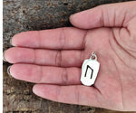 Rune Uruz 306 mit Schlangenkette - Silber