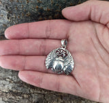 Skarabäus 368 mit Schlangenkette - Silber