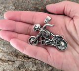 Motorrad 176 mit Königskette - Edelstahl