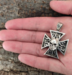Eisernes Kreuz 174 mit Königskette - Silber