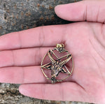Anhänger 143 Pentagramm - Bronze