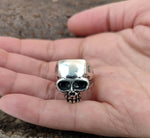 Ring Totenkopf, Gr. 54-76 (tk11) - Silber