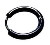 Klappcreole schwarz 12mm - Edelstahl