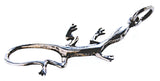 Echse 3 mit Schlangenkette - Silber