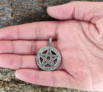 Anhänger 30 Pentagramm - Zinn