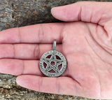 Anhänger 30 Pentagramm - Zinn