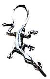 Echse 3 mit Schlangenkette - Silber