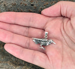 Rabe 233 mit Schlangenkette - Silber