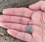 Anhänger 95 A Blume des Lebens - Silber