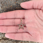 Anhänger 31 Pentagramm - Bronze