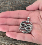 Anhänger 330 Schlangen - Silber