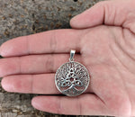 Lebensbaum 401 mit Schlangenkette - Silber