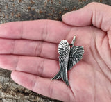 Anhänger 122 Flügel - Silber