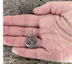 Lebensbaum 213 mit Schlangenkette - Silber