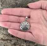 Triskele 25 mit Korbkette - Silber