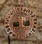 Anhänger 144 Lebensbaum - Bronze