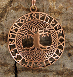 Anhänger 144 Lebensbaum - Bronze