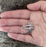 Auge des Horus 120 mit Schlangenkette - Silber