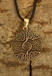 Anhänger 152 Lebensbaum - Bronze