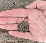 Anhänger 126 Wikinger Kompass - Bronze