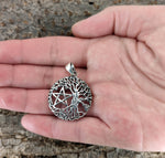 Lebensbaum 212 mit Schlangenkette - Silber